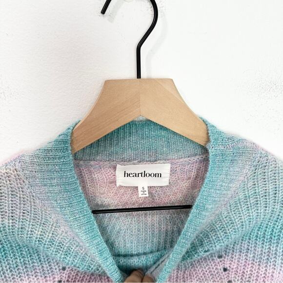Heartloom Rainbow Colored Sky Sweater size Small Colorful Knit - Picture 4 of 6